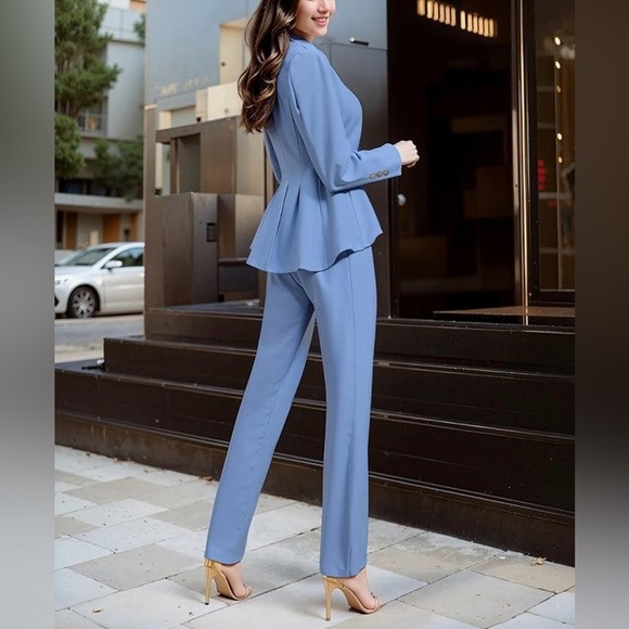 Premium Ultra Stretch Blazer – Light Blue Color SZ M NWT - Picture 3 of 5